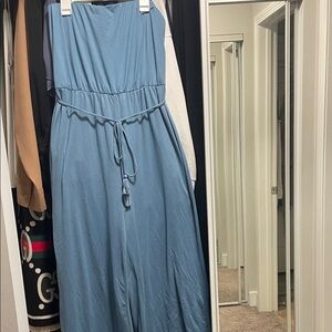 Streetwear Society Blue Jumpsuit